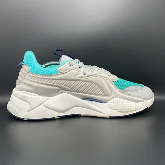 Puma RS-X‎ Softcase Grey Teal Running Shoes 369819-04 Men’s Size 12 - Picture 8 of 10